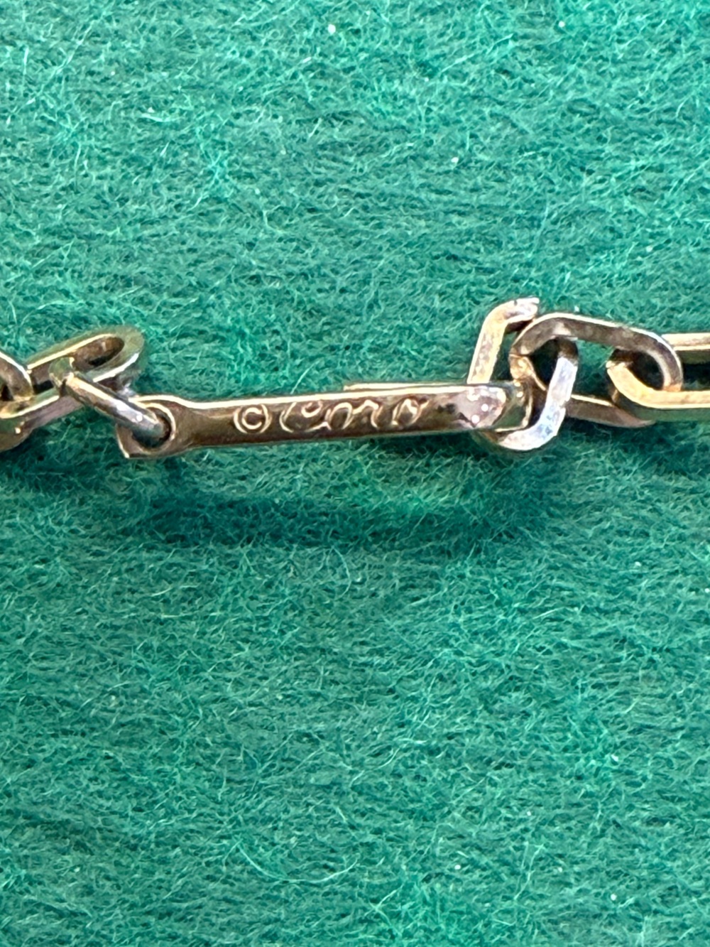 Vintage Coro Gold Tone Rhinestone Swirl Choker Necklace | Signed - Picture 7 of 7
